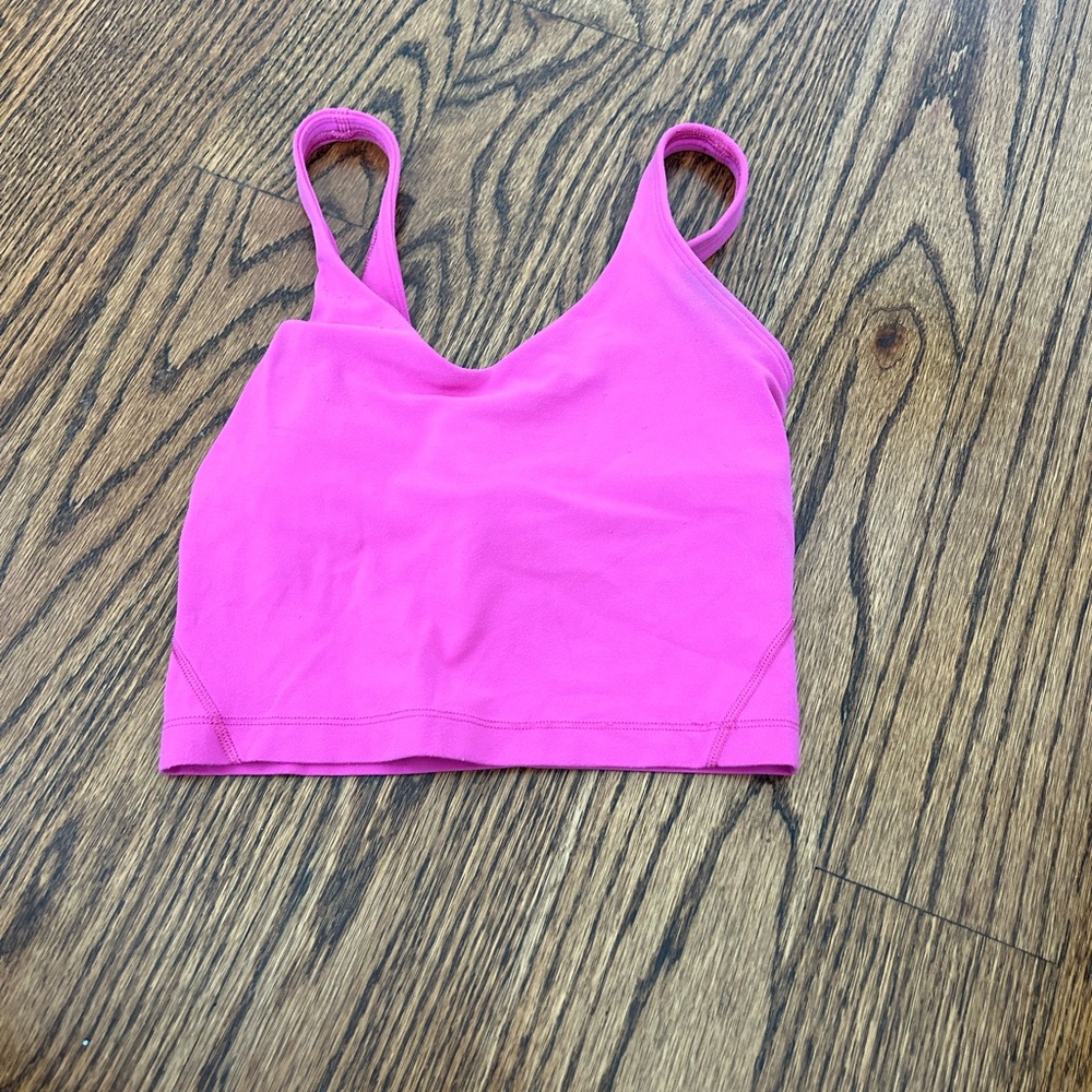 Pink align lululemon top